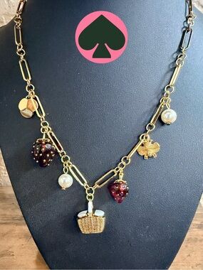KATE SPADE Picnic Perfect Charm Necklace